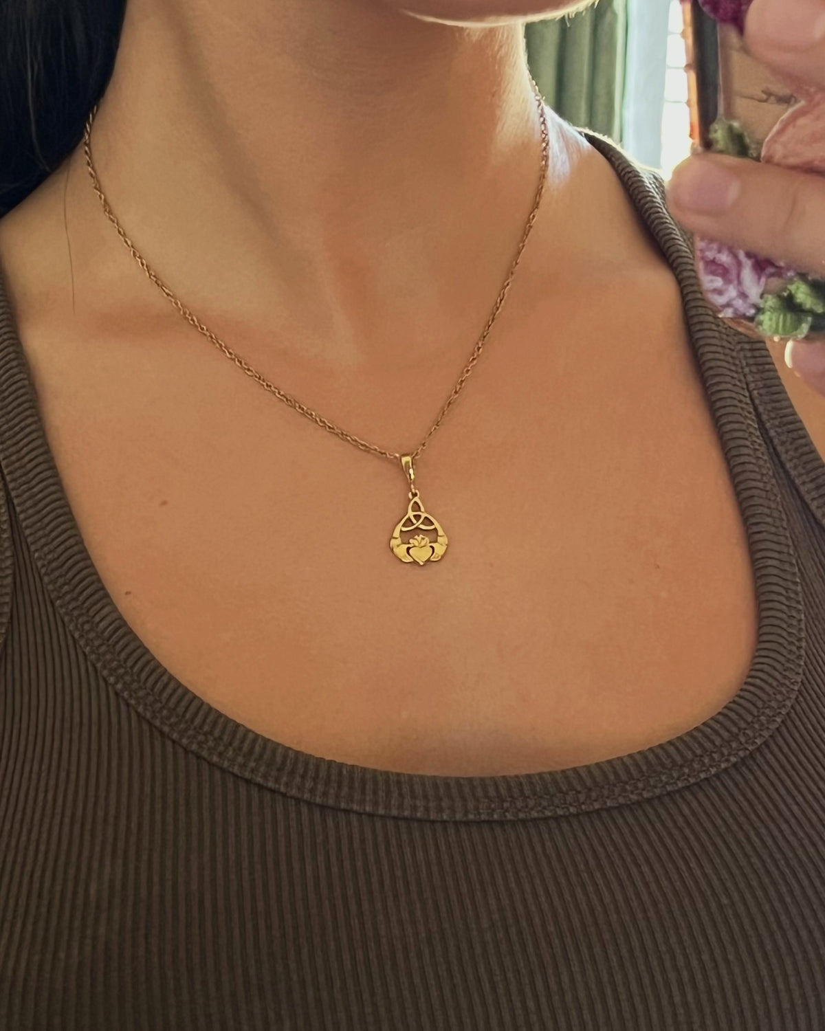 Claddagh Neckalce - Gold (Sample Sale)