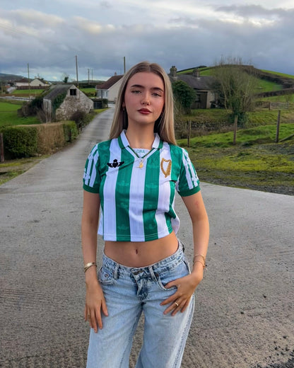 Cropped Claddagh Jersey - Green (PRESALE)