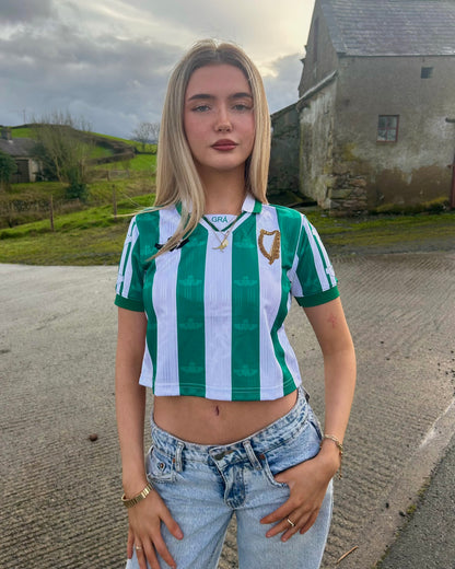 Cropped Claddagh Jersey - Green (PRESALE)